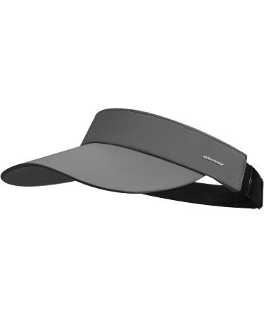 Clape UV Protection Visor Cap - Quick-Drying Adjustable Sun Shield for Golf & Tennis - Summer Outdoor Visor in Dark Gray (RNKD01) - Buy Online on SooperMarket.com