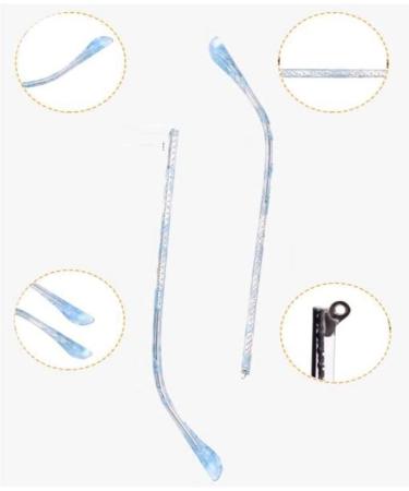 Ranara Glasses End Tips & Accessories - Transparent Plastic Spare Parts for Glasses Repair (1 Pair) - Buy Online on SooperMarket.com