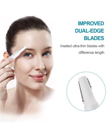 Nasal Hair Trimmer & Eyebrow Trimmer - Precision Touch Beauty Painless Nose Hair Cutter for Men & Women - AG-1458W (White) - Buy Online on SooperMarket.com