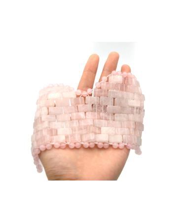Jade Eye Mask  For Ice and Hot Compresses  Help Sleep and Relieve Eye Fatigue(Pink Crystal)