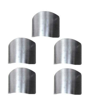 5pcs Thumb For Chopping Protective Case Stainless Steel Set