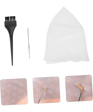minkissy 2 Sets Hair Coloring Set Stretch Suit Hair Coloring Tools Crochet Kit Highlight Tipping Cap Highlight Cap Silicone Hair Tint Hat Silicone Hair Staining Cap Dyeing Hair Coloring Cap - Buy Online on SooperMarket.com