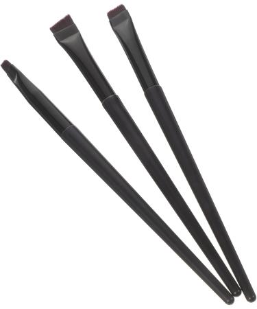Baluue 12 Pcs Eyeliner Brush Eyebrow Brush Thin Eyeliner Brush Flat Eyeliner Brush Female Black  - Buy Online on SooperMarket.com