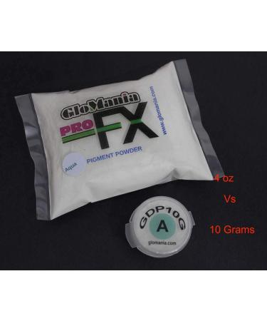 AQUA BLUE/GREEN Glow in the Dark Pigment Powder 10g - Luminous Pigment for Crafts & DIY Projects - Buy Online on SooperMarket.com