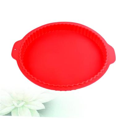 IMIKEYA 1pc Non Stick Nonstick Red Silicone Cake Mold Cookie Mold Baking Pan Silicone Molds Round Cake Pan Silicone Gummy Molds Silicone Baking Mold Silicone Mold for Cake Pizza Bakeware 31 X28.5CM Red - Buy Online on SooperMarket.com