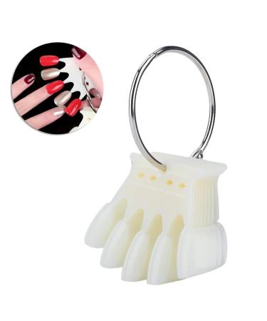 Plastic Nail Art Accessories - 2 Kinds Nail Color Card for Professional Nail Salon | Practice Skills in Natural Colors - Buy Online on SooperMarket.com