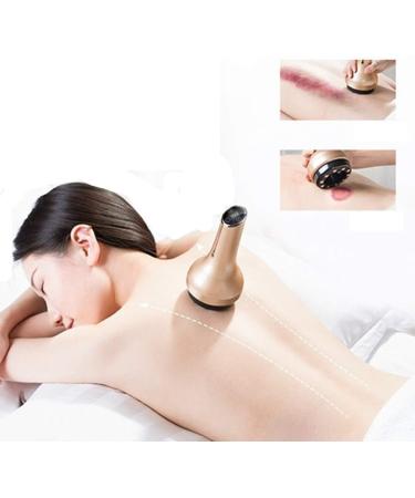 Samnuerly 3-in-1 Hand Electro Guasha Massager with Cupping & Hot Compression - Detox & Circulation Boost | Niederdruckstein White - Buy Online on SooperMarket.com