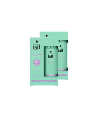 Schwarzkopf Taffel Hairstyling Powder Volume (2x 10g) volume hair powder for full looking hair for up to 50 applications vegan styling powder 10 g (2 Pack)