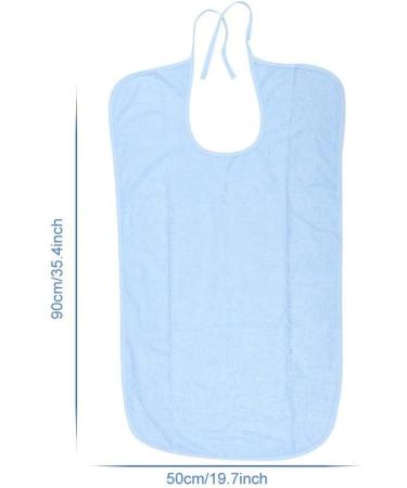 Adult Bib Skin-friendly Soft Waterproof Waterproof Bib Eating for(Light blue 50 * 90) - Buy Online on SooperMarket.com