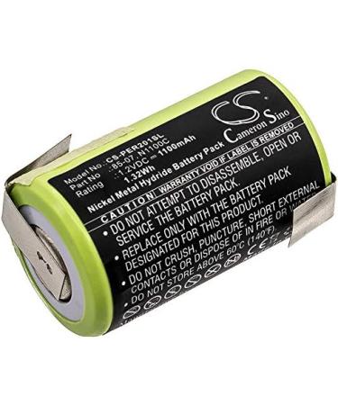 Replacement Battery for Panasonic ER201 & ER398 - 1100mAh 1.2V | Part Number: 85-07 N1100C - International Shipping Available - Buy Online on SooperMarket.com