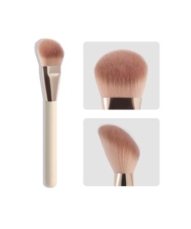 Moguri Multitasking Face Brush Angled Foundation Brush for Liquid Cream Make-Up Contour Blush Bronzer Highlight Make-Up Angled Face Make Up Tool