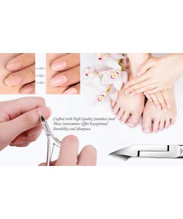 ProMax Professional Grade Cuticle Nipper/Cuticle Cutter/Clipper Made of High Grade Stainless Steel Brush Finish-Flat- Double Spring For Nail Art Tool and Manicure/Pedicure (Full Jaw)10-10027 - Buy Online on SooperMarket.com