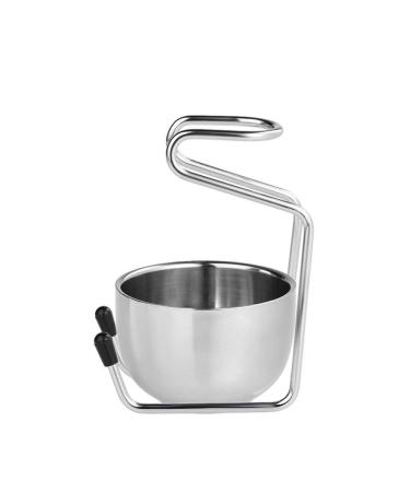 2 in 1 Men's Shaving Set Male Shaving Tool Set Beard Shaving Stand Shaving Mug Bowl Shaving Brush Holder and Soap Dish