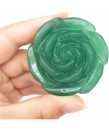 1 Pack Natural Urine Rose Flower Hand Carved Crystal Flower Stone Beautiful Crystal Home Goods - Buy Online on SooperMarket.com