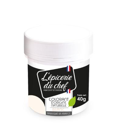 Natural Food Coloring 40 g - White