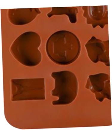 IMIKEYA 3pcs 15 Candy Molds Cooking Molds Silicone Baking Molds Cartoon Animal Mold Chocolate Cookie Silicone Molds Silicone Candy Mold Non-Stick Mold Silicone Bakeware Cake mediumx3pcs Coffeex3pcs - Buy Online on SooperMarket.com