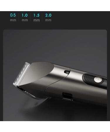 Professional Electric Hair Clipper & Trimmer for Men - Rechargeable Washable LED Display Strong Steel Cutter - Buy Online on SooperMarket.com