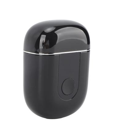 AYNEFY Home Appliances Living Appliances Rechargeable Type C Double Headed Mini Beard Trimmer Home Use Electric Mini Beard Trimmer Abs Home Appliances (Black)