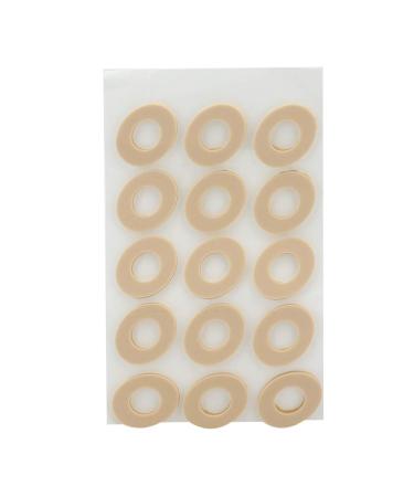 TEUOPIOE Corn Cushion Pads Self Stick Adhesive Foot Care Cushions Waterproof Corn Protectors for Feet Women Men(Grande ellisse)