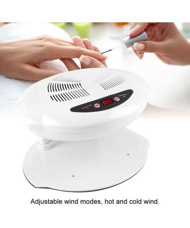 Buy Intelligent Hot & Cold Air Nail Dryer - 400W Gel Nail Lamp with Sensor | Compact Manicure Tool (White) - Fast International Shipping! - Buy Online on SooperMarket.com