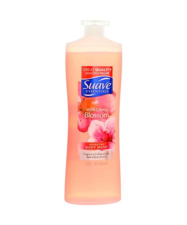Suave Essentials Wild Cherry Blossom Body Wash 15oz - Pack of 2 | Hydrating Shower Gel - Buy Online on SooperMarket.com