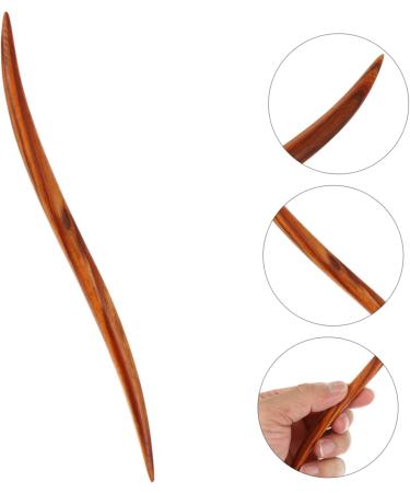 Mikinona 1pc Wooden Hairpin Retro Hair Forks Chinese Style Hairpin Bridal Hair Clip Girl Hair Accessories Bridal Hair Accessories Hair Sticks Hair Barrettes Hair Accessory Sandalwood - Buy Online on SooperMarket.com