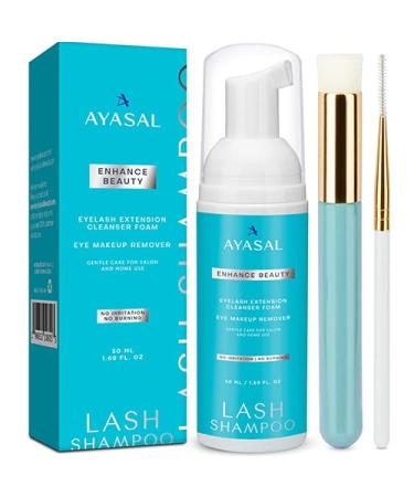 Lash Shampoo for Lash Extensions, Premium Lash Shampoo Eyelash Extension Cleanser, Gentle Care Lash Remover for Lash Extensions, Oil Free Lash cleanser for Extensions, Eyelash Cleanser for Extensions