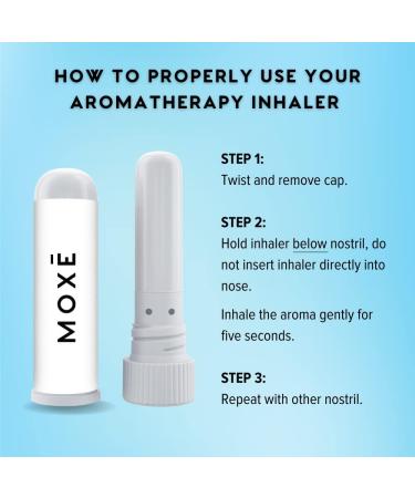 MOXE Rose Essential Oil Nasal Inhaler - Therapeutic Aromatherapy for Calmness and Mood Elevation - Made in USA (1 Pack) - Buy Online on SooperMarket.com