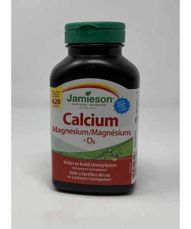 Jamieson Calcium Magnesium W/Vitamin D (365 Caplets) 365 Count