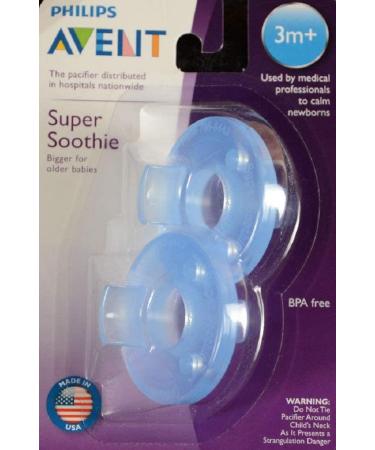Buy Philips 2 Pack AVENT Soothie Pacifier - Blue (3+ Months) | International Shipping Available - Buy Online on SooperMarket.com