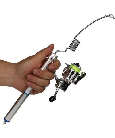 Leikance Ice Fishing Rod & Spinning Reel Set | Portable Winter Fishing Tackle for International Shipping - Buy Online on SooperMarket.com