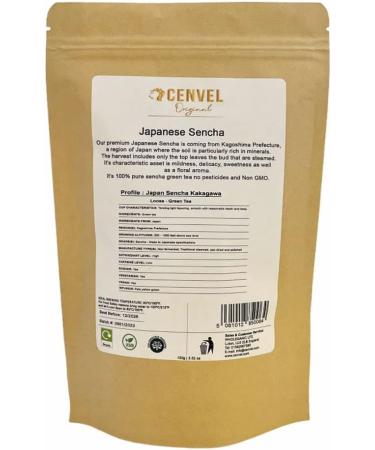 CENVEL Japanese Sencha Green tea | 100% Pure Natural Loose Leaf Sencha Green Tea | Premium Quality | From Kagoshima Region | Pesticides Free. GMO Free (100g) - Buy Online on SooperMarket.com