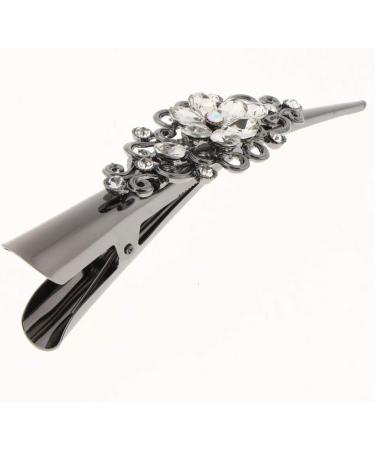 Metal Rhinestone Hair Alligator Clip Crocodile Hair Grip - Women - Buy Online on SooperMarket.com