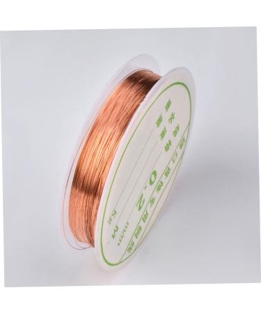 Healeved Copper Wire for Accessories Nail Decoration Line Flexible Beading Wire Acrylic Nail Bead Stringing Wire Nail Art Decoration Wire Metal Bracelet Wire Jewelry Wire Gold Thread Golden medium - Buy Online on SooperMarket.com