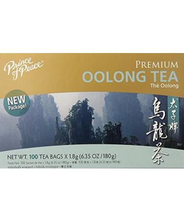Prince of Peace Oolong Tea - 100 Tea Bags net wt. 6.35oz (180g) 100 Count (Pack of 1)