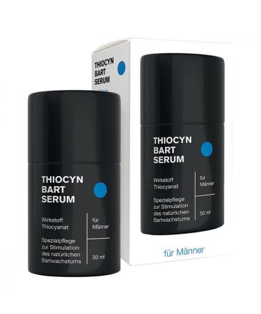 Thiocyn bartserum natural stimulation of beard growth with 3-fold effect for a well-kept strong beard without side effects Made in Germany 50ml