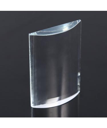Lash Trays for Extensions | Transparent Reusable Curved Tile | Large Volume Eyelash Extension Stand & Glass Glue Pallet - Buy Online on SooperMarket.com