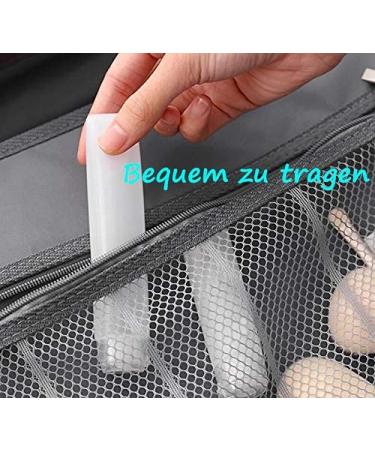 Voarge 10-Pack 30ml Plastic Travel Bottles Set | Refillable Cosmetics Containers for Shampoo Conditioner & Lotion - Buy Online on SooperMarket.com
