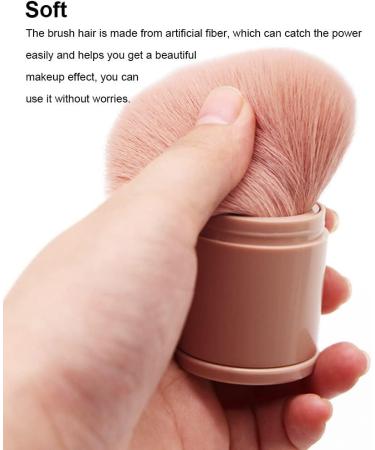 Dajidafu Makeup Brush Retractable Loose Powder Contouring Cosmetic Brushes Short Soft Artificial Fiber Replacement Beauty Make Up Tool Type 4 - Buy Online on SooperMarket.com