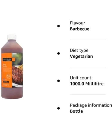 Chefs Larder BBQ Sauce 1L - Authentic Flavor for Grilling & BBQ - Buy Online on SooperMarket.com