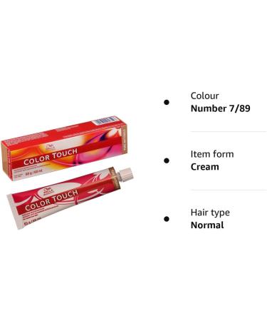 Wella Professionals Color Touch 7/89 Semipermanent Haircolor 60 ml - Pack of 1 - Buy Online on SooperMarket.com