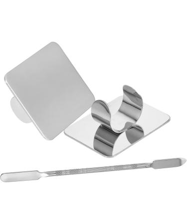 3 Sets Stainless Steel Makeup Mixing Palettes - Professional Cosmetic Mixing Tools for Artists - Buy Online on SooperMarket.com