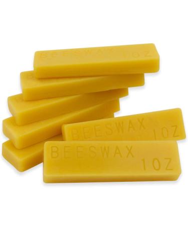 EricX Light Beeswax Bars 7oz 1oz for Each Beeswax Bars Pack of 7 Beeswax Bars Cosmetic Grade