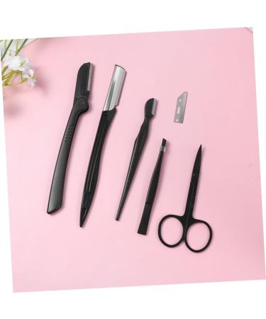 Didiseaon Nose Hair & Eyebrow Shaping Kit | Stainless Steel Beard Eyebrow Comb Razor & Facial Shaver Set for Precision Grooming - Buy Online on SooperMarket.com