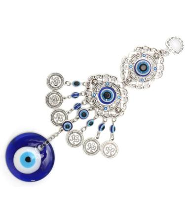 ABOOFAN Home Decor Glazed Eye Pendant Glass Charms Family Protection Charm Wall Hanging Ornaments Household As Shown 23X5cm - Buy Online on SooperMarket.com