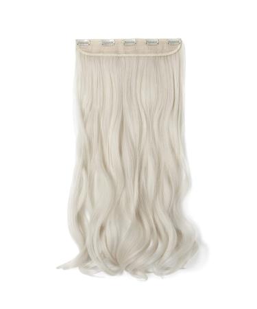 Buy Sego 60cm Clip-In Hair Extensions | Wavy Platinum Blonde | Full Head Natural Look - Buy Online on SooperMarket.com