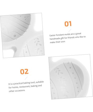 Zerodeko Mold Biscuit Wax Animal Cake Fondant Easter Eggs Pa Soap Easter Egg Candy Moulds Bunny Stencil Festival Baking Accessory Polymer Clay DIY Baking Moulds Dessert Cartoon Silica Gel - Buy Online on SooperMarket.com