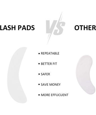 PERMANIA Lash Pads Eyelash Pads for Lash Extensions Eyelash Pads for Lash Lift Reusable Lash Pads Silicone Material for a Skin-Friendly Fit Cruelty-Free (White) - Buy Online on SooperMarket.com