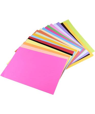 Colored A4 Copy Paper - 100 Sheets, 20 Colors for DIY Art Craft | Cut-to-Size Crafting Paper (20 * 30cm) - Buy Online on SooperMarket.com
