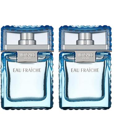 Versace Man Eau Fraiche 0.17 Ounce (Pack of 2) 0.17 Fl Oz (Pack of 2) Versace Man by Versace